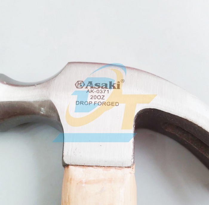 Búa nhổ đinh cán gỗ 20oz/568g Asaki AK-0371 AK-0371 Asaki | Giá rẻ nhất - Công Ty TNHH Thương Mại Dịch Vụ Đạt Tâm