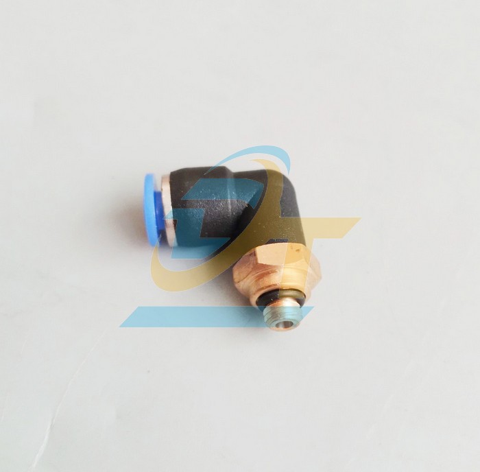 Co nối hơi chữ L mini phi 4mm - Ren ngo&agrave;i 5mm PL4-M5  China | Gi&aacute; rẻ nhất - C&ocirc;ng Ty TNHH Thương Mại Dịch Vụ Đạt T&acirc;m