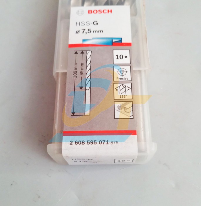 Mũi khoan sắt 7.5mm HSS-G Bosch 2608595071  Bosch | Giá rẻ nhất - Công Ty TNHH Thương Mại Dịch Vụ Đạt Tâm