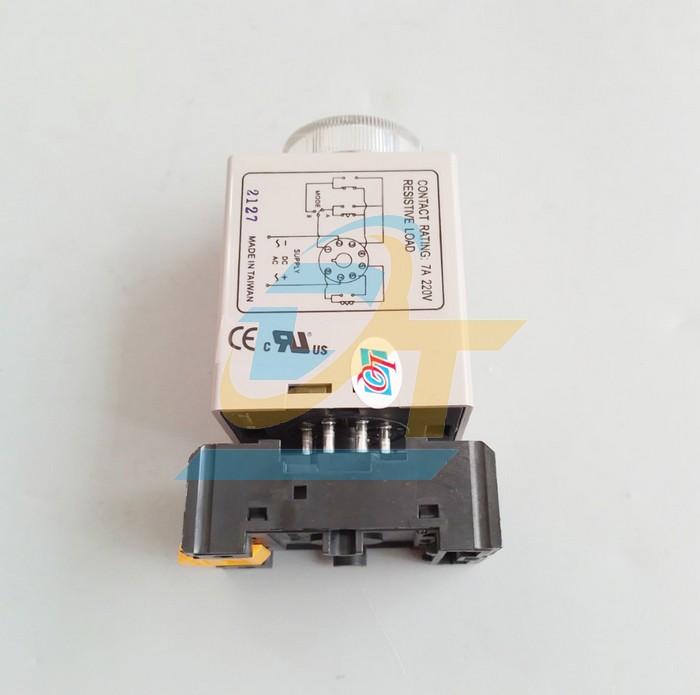 Relay thời gian 10M 220VAC JKN CAH3-N2 (Kèm đế)  JKN | Giá rẻ nhất - Công Ty TNHH Thương Mại Dịch Vụ Đạt Tâm