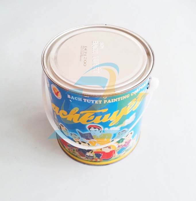 Sơn Alkyd (bóng) Bạch Tuyết 2.8kg - Màu đen 200  BachTuyet | Giá rẻ nhất - Công Ty TNHH Thương Mại Dịch Vụ Đạt Tâm