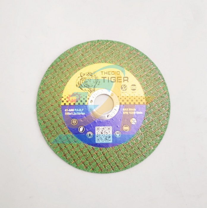 Đá cắt xanh 105x1.2x16 Theoid Tiger  TheoidTiger | Giá rẻ nhất - Công Ty TNHH Thương Mại Dịch Vụ Đạt Tâm