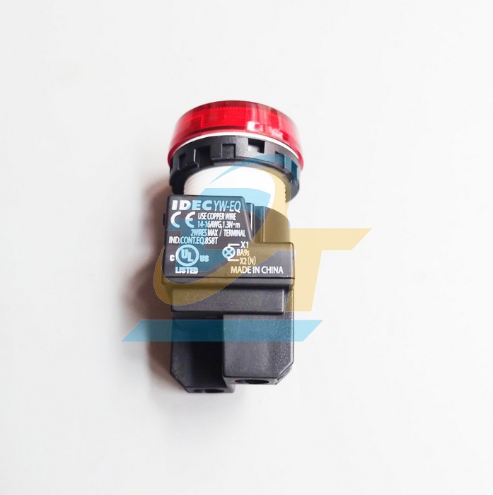 Đèn báo 220V phi 22 màu đỏ Idec YW1P-1EQM3R YW1P-1EQM3R IDEC | Giá rẻ nhất - Công Ty TNHH Thương Mại Dịch Vụ Đạt Tâm
