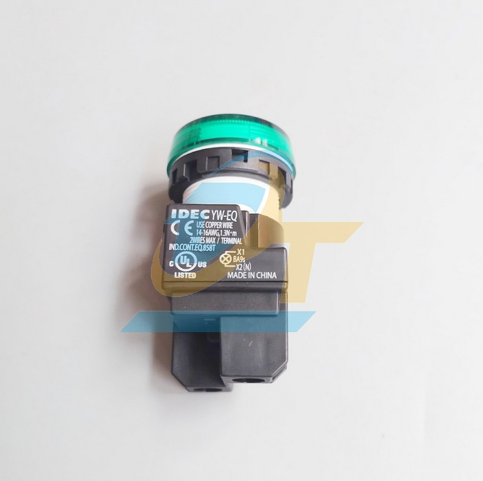 Đèn báo 220V phi 22 màu xanh lá Idec YW1P-1EQM3G  IDEC | Giá rẻ nhất - Công Ty TNHH Thương Mại Dịch Vụ Đạt Tâm