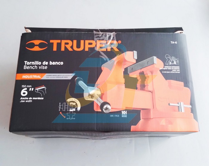 Ê tô công nghiệp 6"/150mmm Truper TA-6  Truper | Giá rẻ nhất - Công Ty TNHH Thương Mại Dịch Vụ Đạt Tâm