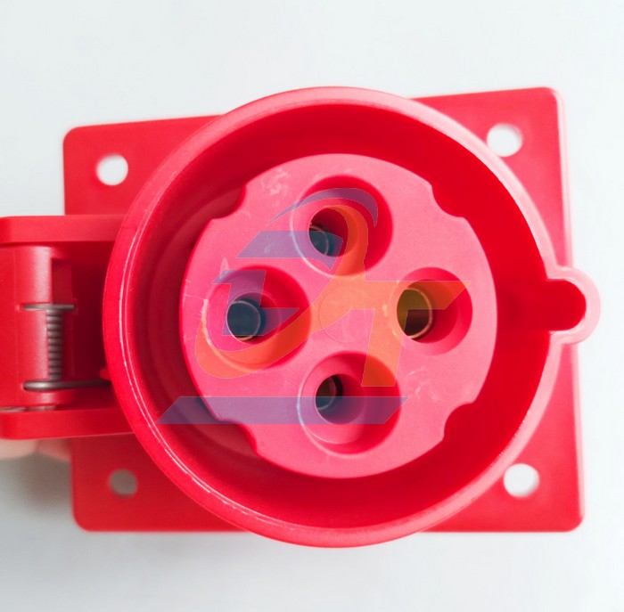 Ổ cắm công nghiệp gắn âm dạng nghiêng 4P 32A 400V IP44 PCE F424-6  PCE | Giá rẻ nhất - Công Ty TNHH Thương Mại Dịch Vụ Đạt Tâm