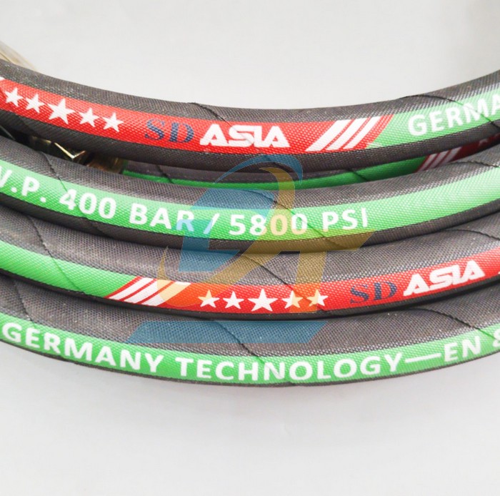 Ống tuy ô thủy lực 2 lớp bố 1/4"x10000mm bấm 2 đầu ren trong 13 côn lõm  Germany | Giá rẻ nhất - Công Ty TNHH Thương Mại Dịch Vụ Đạt Tâm