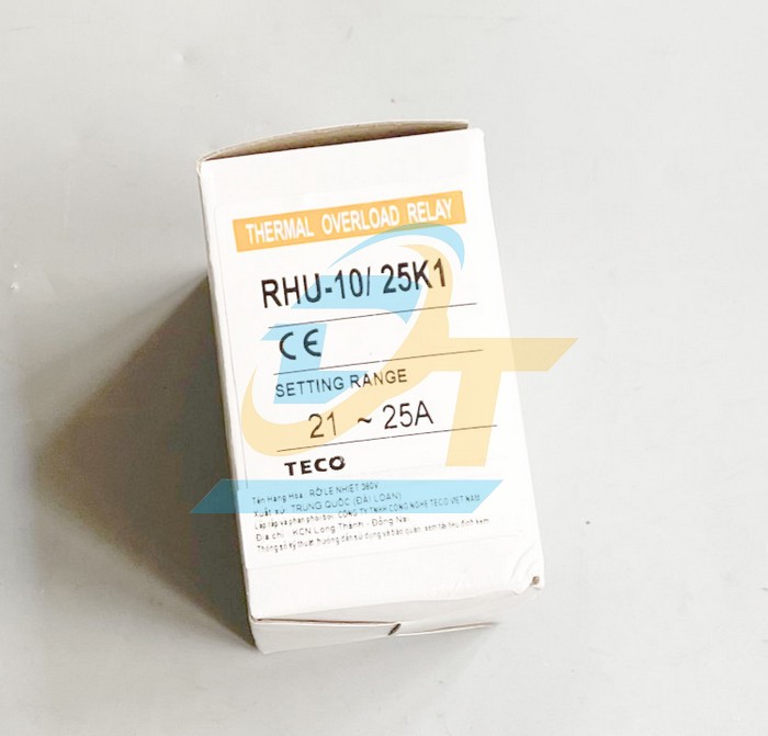 Relay nhiệt Teco 21-25A RHU-10/25K1  Teco | Giá rẻ nhất - Công Ty TNHH Thương Mại Dịch Vụ Đạt Tâm