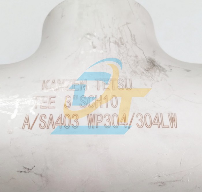 Tê hàn inox 304 SCH10 DN80 - Phi 90  VietNam | Giá rẻ nhất - Công Ty TNHH Thương Mại Dịch Vụ Đạt Tâm