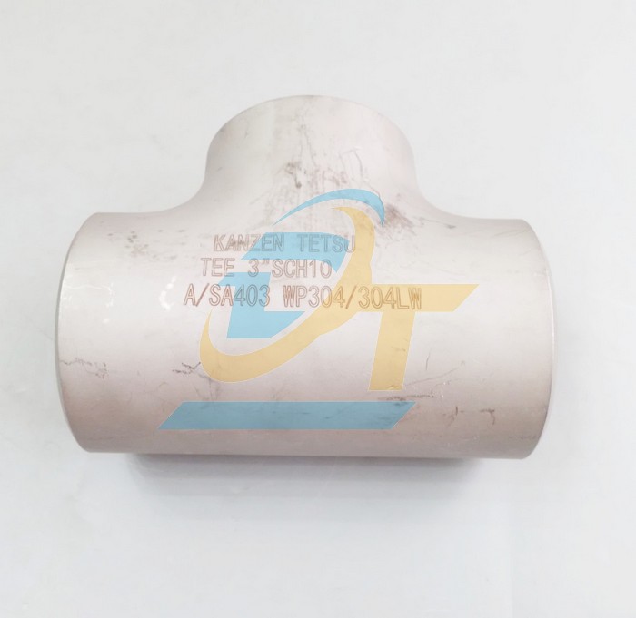 Tê hàn inox 304 SCH10 DN80 - Phi 90  VietNam | Giá rẻ nhất - Công Ty TNHH Thương Mại Dịch Vụ Đạt Tâm