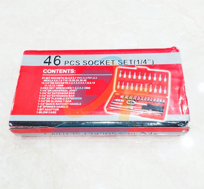Bộ tuýp đa năng 1/4" 46 chi tiết  China | Giá rẻ nhất - Công Ty TNHH Thương Mại Dịch Vụ Đạt Tâm