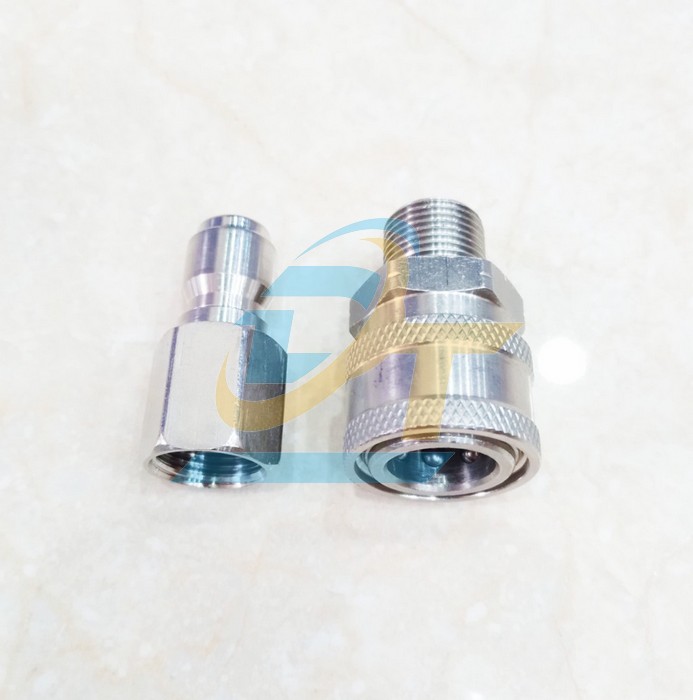 Bộ khớp nối nhanh inox 3/8" - Ren 17mm (Đực RT, Cái RN)  VietNam | Giá rẻ nhất - Công Ty TNHH Thương Mại Dịch Vụ Đạt Tâm
