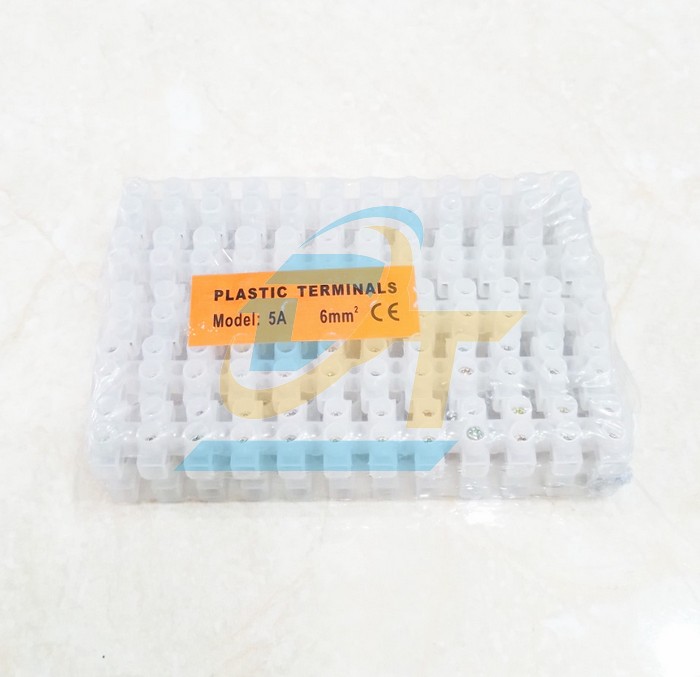Domino nhựa trắng 12 cặp cực 5A 6mm2  China | Giá rẻ nhất - Công Ty TNHH Thương Mại Dịch Vụ Đạt Tâm