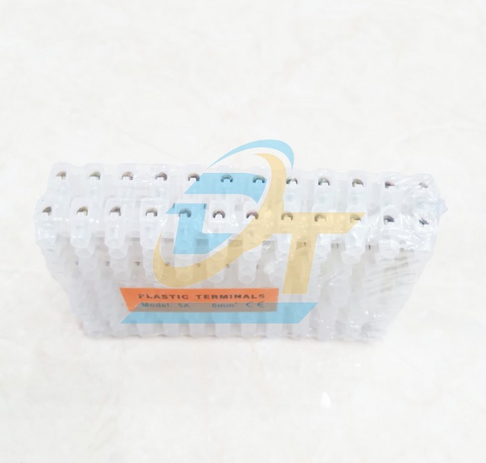Domino nhựa trắng 12 cặp cực 5A 6mm2  China | Giá rẻ nhất - Công Ty TNHH Thương Mại Dịch Vụ Đạt Tâm