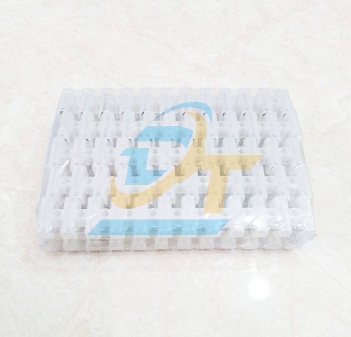 Domino nhựa trắng 12 cặp cực 5A 6mm2  China | Giá rẻ nhất - Công Ty TNHH Thương Mại Dịch Vụ Đạt Tâm