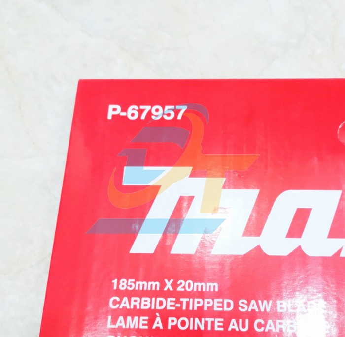 Lưỡi cắt gỗ 40 răng 185x20mm Makita P-67957 P-67957 Makita | Giá rẻ nhất - Công Ty TNHH Thương Mại Dịch Vụ Đạt Tâm
