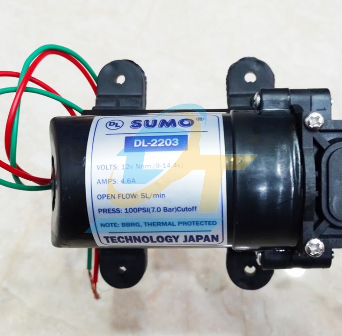 Máy bơm nước mini 4.6A 12V Sumo DL-2203  China | Giá rẻ nhất - Công Ty TNHH Thương Mại Dịch Vụ Đạt Tâm