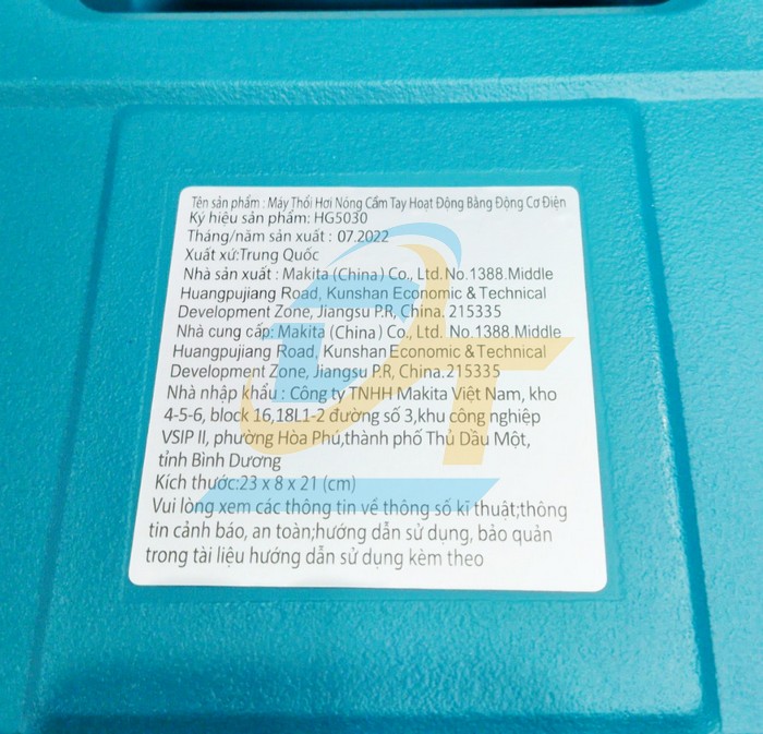 Máy thổi hơi nóng 1600W Makita HG5030 HG5030 Makita | Giá rẻ nhất - Công Ty TNHH Thương Mại Dịch Vụ Đạt Tâm