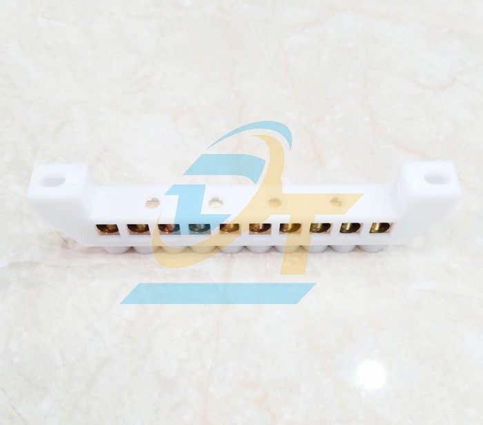 Thanh trung tính nối đất 10P đế nhựa trong  VietNam | Giá rẻ nhất - Công Ty TNHH Thương Mại Dịch Vụ Đạt Tâm