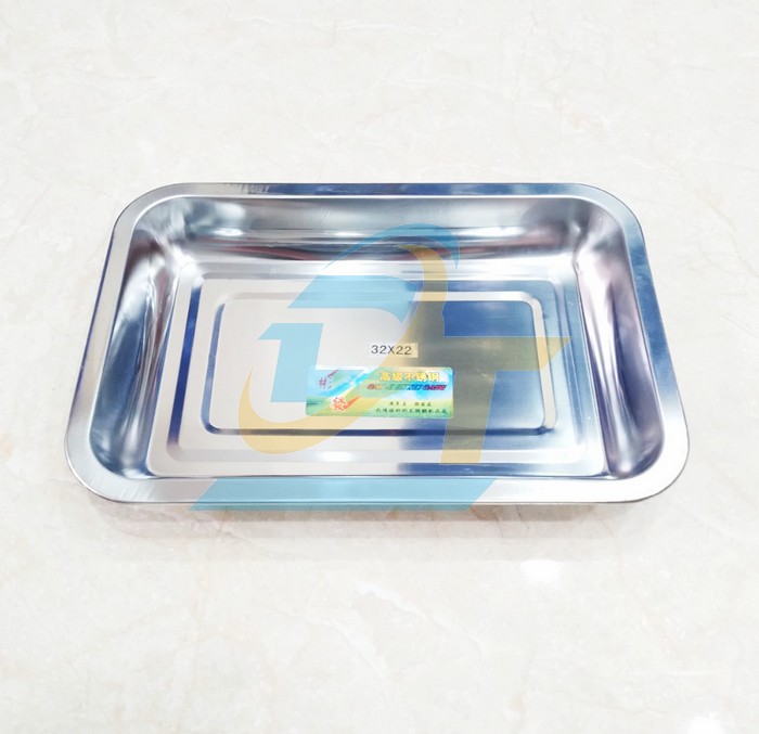 Khay inox 201 chữ nhật 320x220x45mm  VietNam | Gi&aacute; rẻ nhất - C&ocirc;ng Ty TNHH Thương Mại Dịch Vụ Đạt T&acirc;m