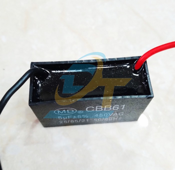 Tụ ngậm (Tụ quạt) 5MF-450V  VietNam | Giá rẻ nhất - Công Ty TNHH Thương Mại Dịch Vụ Đạt Tâm