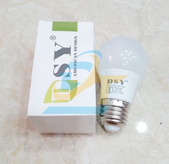 Bóng đèn led bulb tròn 3W E27 2700-3000K  China | Giá rẻ nhất - Công Ty TNHH Thương Mại Dịch Vụ Đạt Tâm