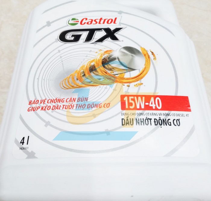 Dầu nhớt động cơ Castrol GTX 15W-40 (4L)  CASTROL | Giá rẻ nhất - Công Ty TNHH Thương Mại Dịch Vụ Đạt Tâm