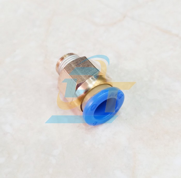 Đầu nối hơi thẳng ren ngoài 9.6 ống 8 China PC8-01  China | Giá rẻ nhất - Công Ty TNHH Thương Mại Dịch Vụ Đạt Tâm