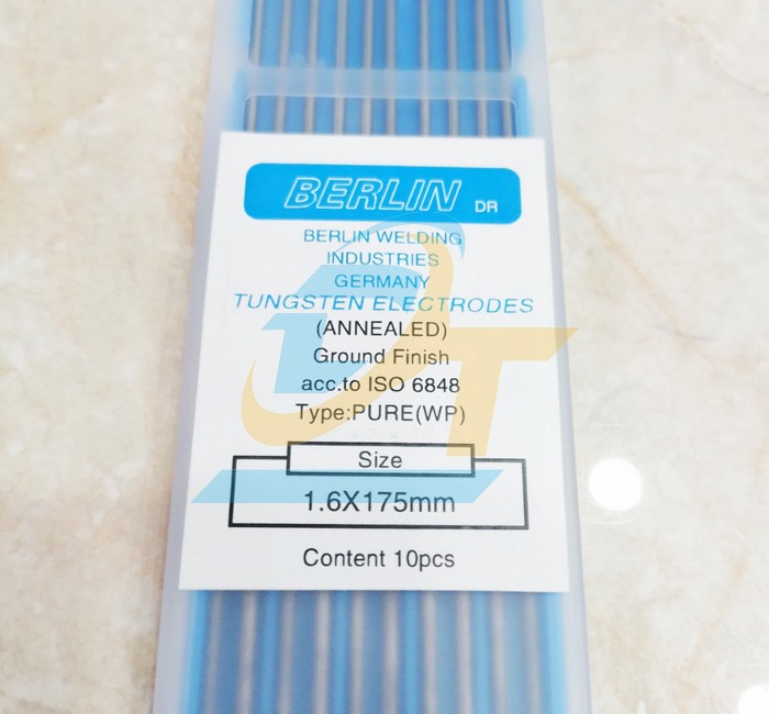 Điện cực hàn Tig (Nhôm) Tungsten Berlin 1.6x175mm (Vỉ 10 cây)  China | Giá rẻ nhất - Công Ty TNHH Thương Mại Dịch Vụ Đạt Tâm