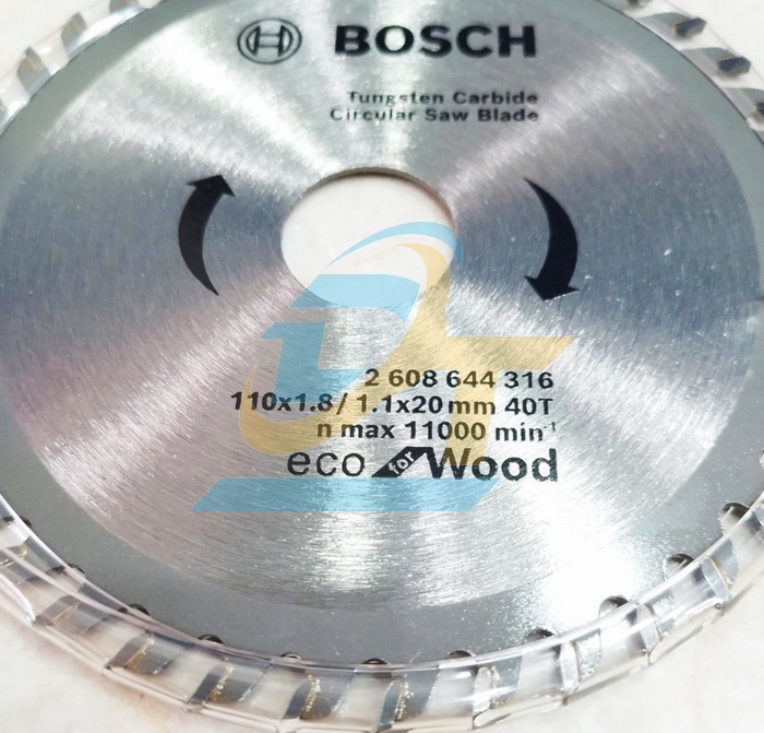 Lưỡi cưa gỗ 40 răng 110x20mm Bosch 2608644316 2608644316 Bosch | Giá rẻ nhất - Công Ty TNHH Thương Mại Dịch Vụ Đạt Tâm
