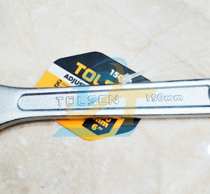 Mỏ lết cán trơn 6"/150mm Tolsen 15001  Tolsen | Giá rẻ nhất - Công Ty TNHH Thương Mại Dịch Vụ Đạt Tâm