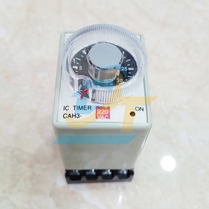 Relay thời gian 30s 220VAC JKN CAH3-N3 (Kèm đế) CAH3-N3 JKN | Giá rẻ nhất - Công Ty TNHH Thương Mại Dịch Vụ Đạt Tâm