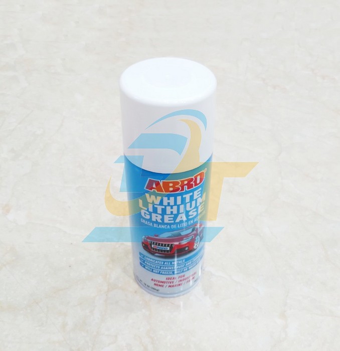Chai xịt mỡ bò nước Abro White Lithium Grease 284g  ABRO | Giá rẻ nhất - Công Ty TNHH Thương Mại Dịch Vụ Đạt Tâm