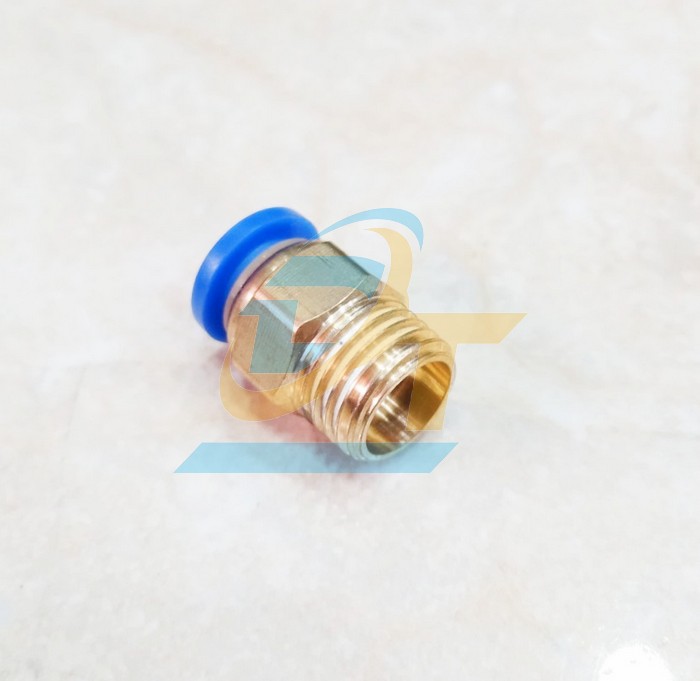 Đầu nối hơi thẳng ren ngoài 21 ống 6 China PC6-04  China | Giá rẻ nhất - Công Ty TNHH Thương Mại Dịch Vụ Đạt Tâm
