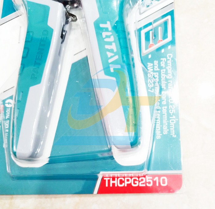 Kìm bấm cos đầu dây cách điện AWG23-7 Total THCPG2510 THCPG2510 Total | Giá rẻ nhất - Công Ty TNHH Thương Mại Dịch Vụ Đạt Tâm