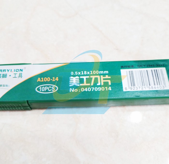Lưỡi dao rọc giấy 0.5x18x100mm Berrylion A100-14  Berrylion | Giá rẻ nhất - Công Ty TNHH Thương Mại Dịch Vụ Đạt Tâm