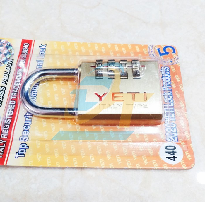 Ổ khóa số đồng thau 40mm Yeti 440  YETI-LOCK | Giá rẻ nhất - Công Ty TNHH Thương Mại Dịch Vụ Đạt Tâm