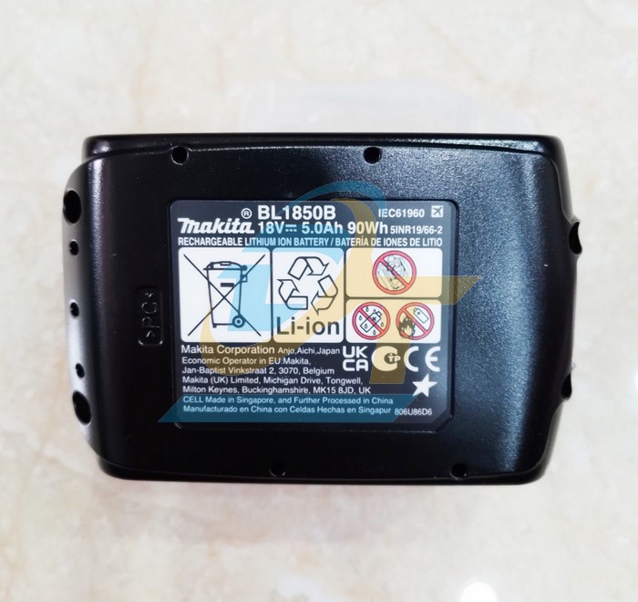 Pin 18V 5.0Ah Makita Li-Ion BL1850B (197280-8) 197280-8 Makita | Giá rẻ nhất - Công Ty TNHH Thương Mại Dịch Vụ Đạt Tâm
