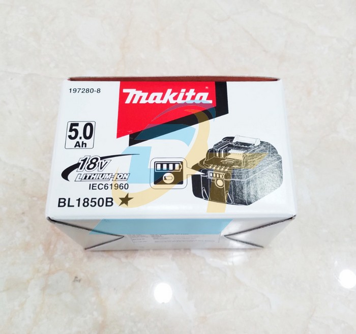 Pin 18V 5.0Ah Makita Li-Ion BL1850B (197280-8) 197280-8 Makita | Giá rẻ nhất - Công Ty TNHH Thương Mại Dịch Vụ Đạt Tâm