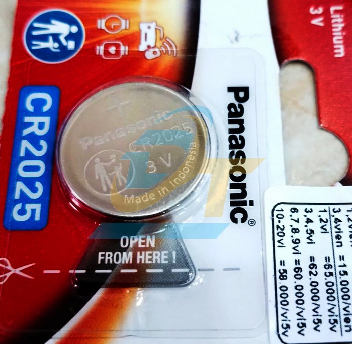 Pin cúc áo Lithium 3V Panasonic CR2025  Panasonic | Giá rẻ nhất - Công Ty TNHH Thương Mại Dịch Vụ Đạt Tâm