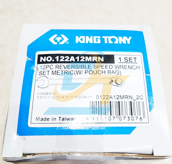 Bộ cờ lê vòng miệng tự động 12 chi tiết 8-24mm Kingtony 122A12MRN  KingTony | Giá rẻ nhất - Công Ty TNHH Thương Mại Dịch Vụ Đạt Tâm