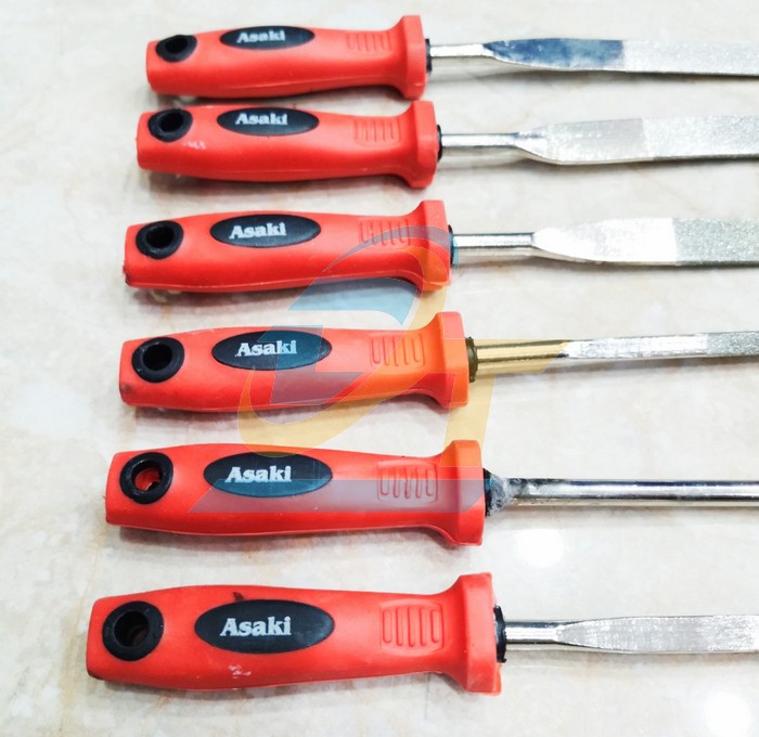 Bộ giũa kim cương 6 chi tiết 5x180mm Asaki AK-3903 AK-3903 Asaki | Giá rẻ nhất - Công Ty TNHH Thương Mại Dịch Vụ Đạt Tâm
