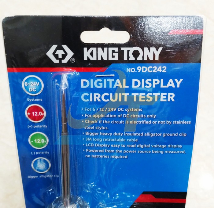 Bút thử điện xe máy ôtô hiển thị số Kingtony 9DC242  KingTony | Giá rẻ nhất - Công Ty TNHH Thương Mại Dịch Vụ Đạt Tâm
