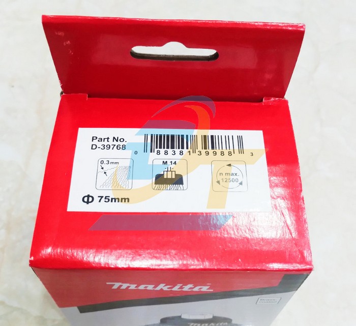 Chén cước đánh gỉ 75mm Makita D-39768 D-39768 Makita | Giá rẻ nhất - Công Ty TNHH Thương Mại Dịch Vụ Đạt Tâm