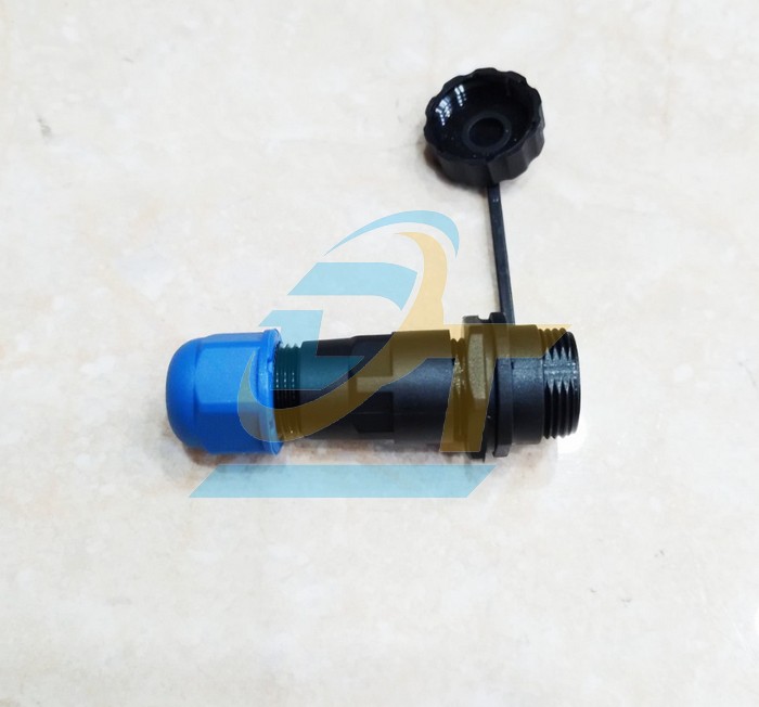 Đầu nối dây chống nước 2 chân thẳng (Đực + Cái) SP13-2P  China | Giá rẻ nhất - Công Ty TNHH Thương Mại Dịch Vụ Đạt Tâm
