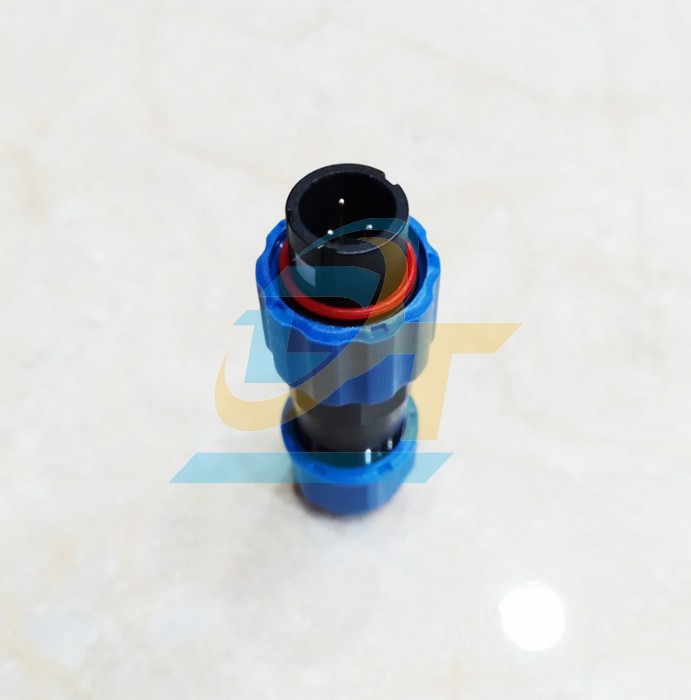 Đầu nối dây chống nước 3 chân thẳng (Đực + Cái) SP13-3P  China | Giá rẻ nhất - Công Ty TNHH Thương Mại Dịch Vụ Đạt Tâm