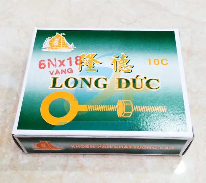 Khoen tán (Bulong vòng) xi vàng Long Đức 6Nx18  LongDuc | Giá rẻ nhất - Công Ty TNHH Thương Mại Dịch Vụ Đạt Tâm