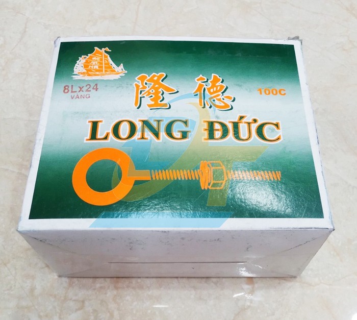 Khoen tán (Bulong vòng) xi vàng Long Đức 8Lx24  LongDuc | Giá rẻ nhất - Công Ty TNHH Thương Mại Dịch Vụ Đạt Tâm