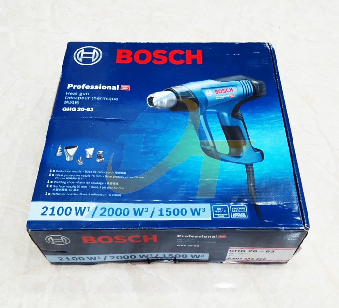Máy thổi hơi nóng 2000W Bosch GHG 20-63 GHG 20-63 Bosch | Giá rẻ nhất - Công Ty TNHH Thương Mại Dịch Vụ Đạt Tâm
