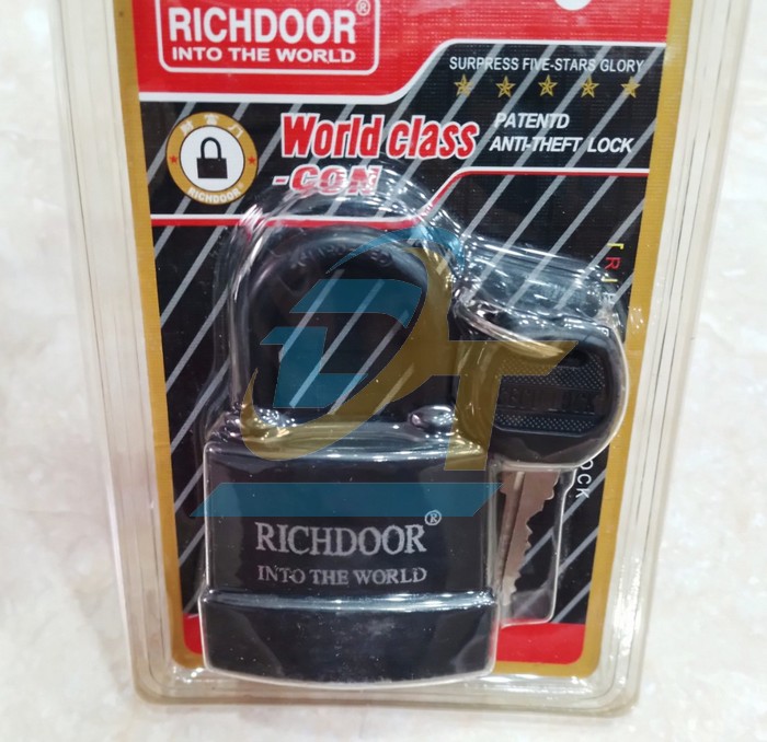 Ổ khóa thép bọc nhựa có nắp che chống nước Richdoor 55mm  RICHDOOR | Giá rẻ nhất - Công Ty TNHH Thương Mại Dịch Vụ Đạt Tâm
